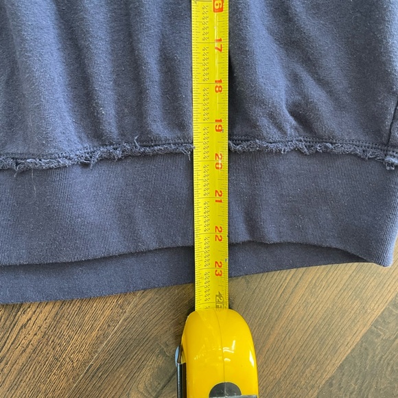 POLO RALPH LAUREN Navy Blue White Oversized Crewneck Sweatshirt Classic Size XL - Picture 9 of 10